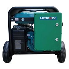 HERON 421 GREEN, egyfázisú, 6,8 kVA-es, távindítóval felszerelt áramfejlesztő