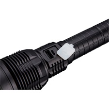 LED lámpa, 60 W COB LED; 8000 Lm, ALU ház, zoom, USB újratölthető Li-ion akkus, 5000 mAh, Power Bank funkció