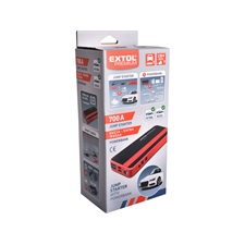 autós indító, benzin- és dízelmotorokhoz., beépített 18000 mAh Li-polimer akkuval + power bank 5V és 19V, "bikázó", 700A