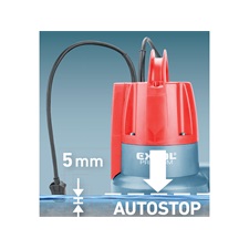 búvárszivattyú tiszta vízhez, szenzoros úszókapcsolóval, 400W, szállító teljesítmény: 8m3/h, max. száll. 7 m