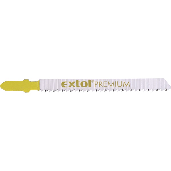 dekopírlap, 5db, Bosch befogás, HCS; 75×8×1,5mm, 2,5mm fogtáv, köszörült fogak, puhafához, farostlemezekhez (3-30mm), mű