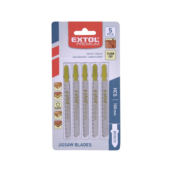dekopírlap, 5db, Bosch befogás, HCS; 75×8×1,5mm, 2,5mm fogtáv, köszörült fogak, puhafához, farostlemezekhez (3-30mm), mű