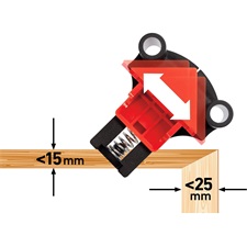 derékszög szorító csipesz klt. 4 db