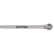 mini keményfém turbómaró (rotormaró), gömb alakú, átmérő 6mm, szár 3mm, keresztfogazás
