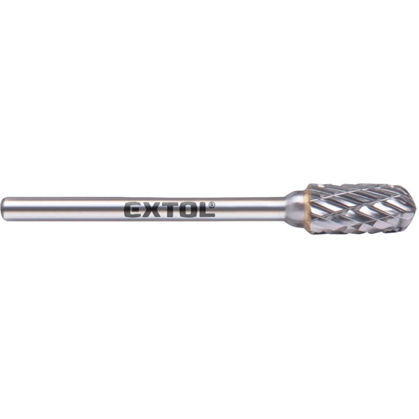 mini keményfém turbómaró (rotormaró), hengeres, kerek orrú, átmérő 6×13mm/szár 3mm, keresztfogazás