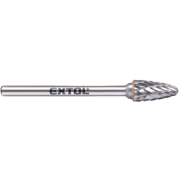 mini keményfém turbómaró (rotormaró), íves, kerek orrú, átmérő 6×13mm/szár 3mm, keresztfogazás