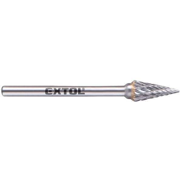mini keményfém turbómaró (rotormaró), kúpos, hegyes orrú, átmérő 6×13mm/szár 3mm, keresztfogazás