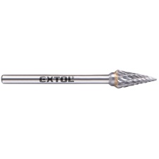 mini keményfém turbómaró (rotormaró), kúpos, hegyes orrú, átmérő 6×13mm/szár 3mm, keresztfogazás