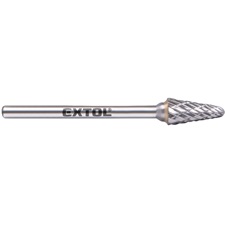 mini keményfém turbómaró (rotormaró), kúpos, kerek orrú, átmérő 6×13mm/szár 3mm, keresztfogazás