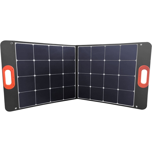 napelemes panel, összecsukható, 100W, MC4, USB, 8896800 8896801 hordozható áramforrások töltéséhez