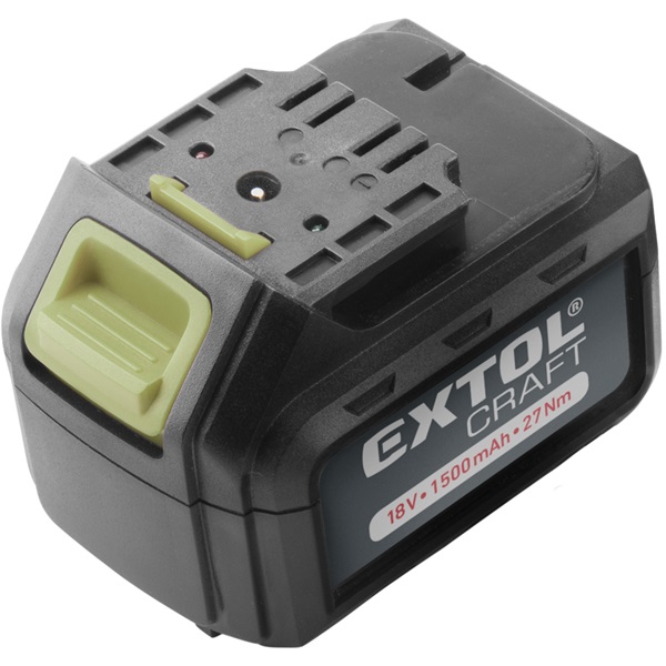 tartalék akku RÉGEBBI TÍPUSÚ 402440 Li-ion töltőhöz, 2 SARU+1 TÜSKE; 18V, 1500mAh, töltési idő:1 óra