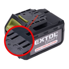 tartalék akku ÚJABB TÍPUSÚ 402440 Li-ion töltőhöz, 3 SARU; 20,5V, 1500mAh, töltési idő: 1 óra